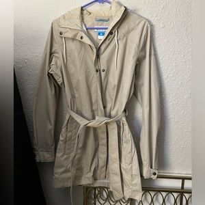 Columbia | Long lined, trench style jacket with waist tie